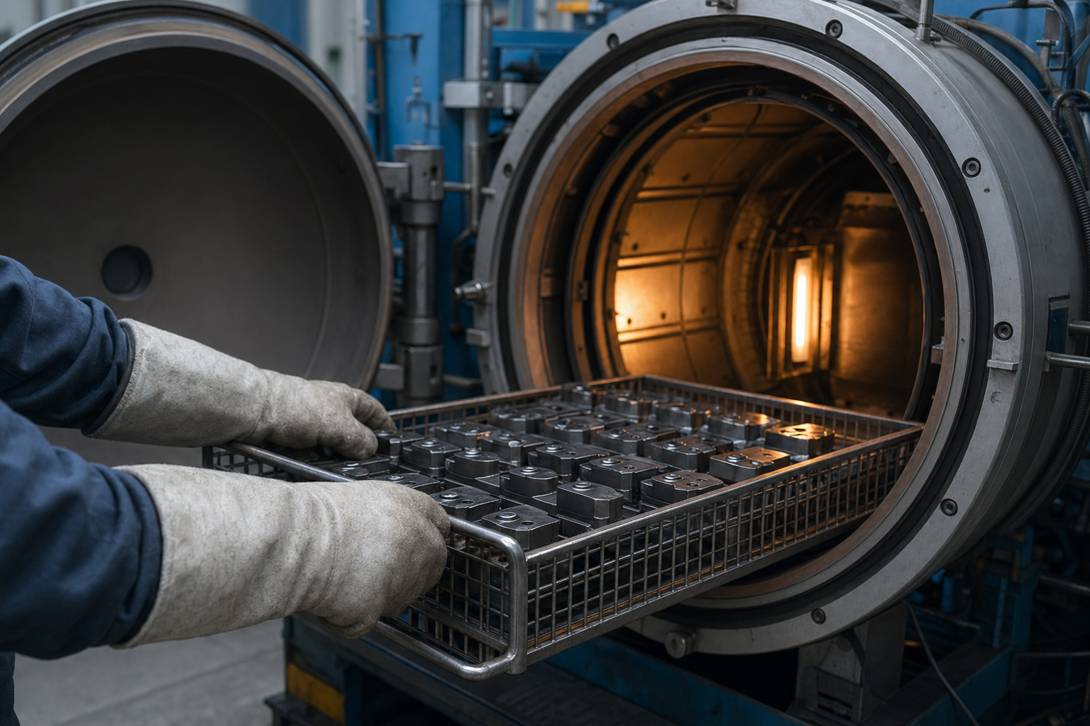 Heat-treat furnace at partner facility.