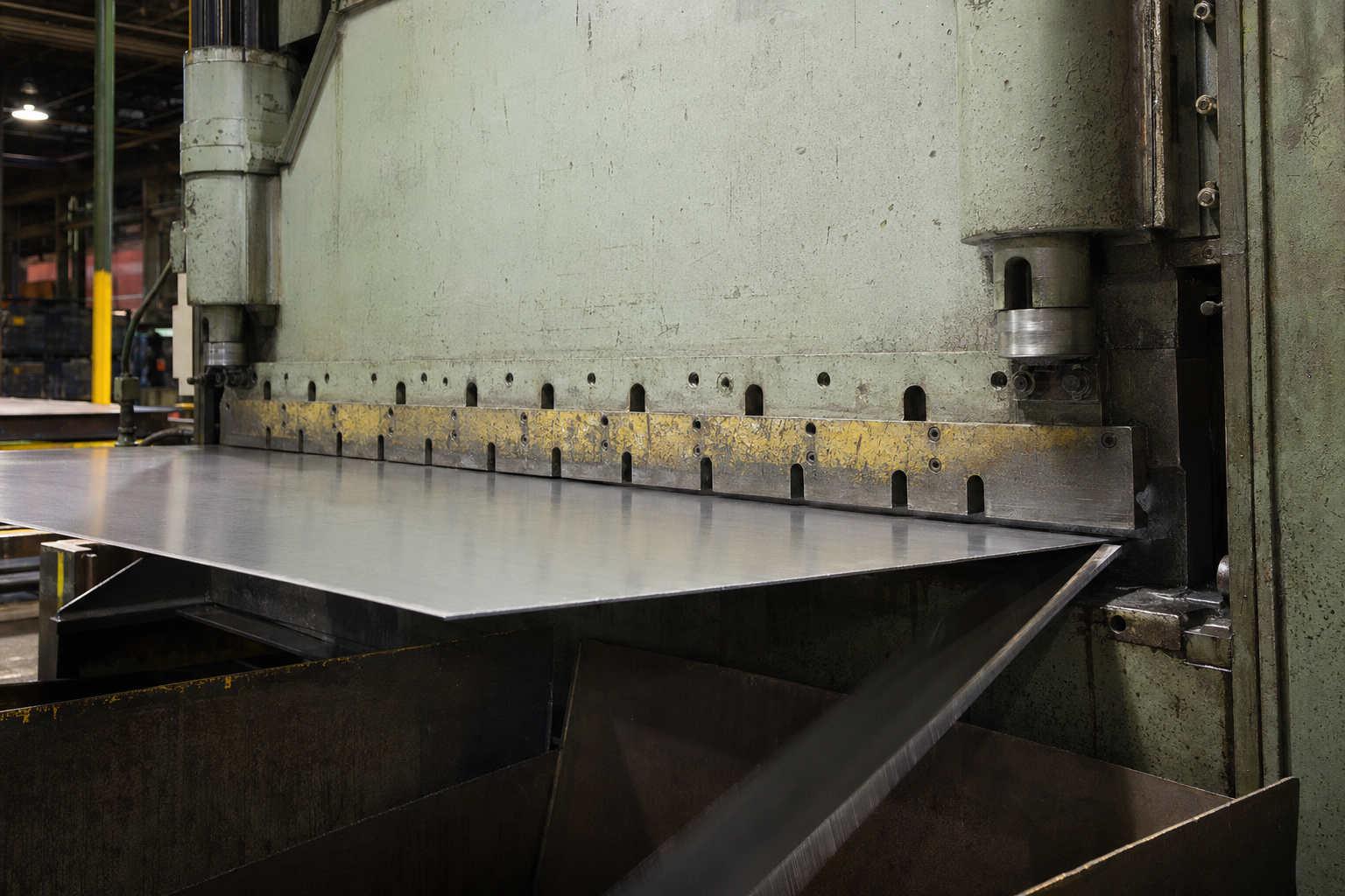 Cincinnati hydraulic shear.